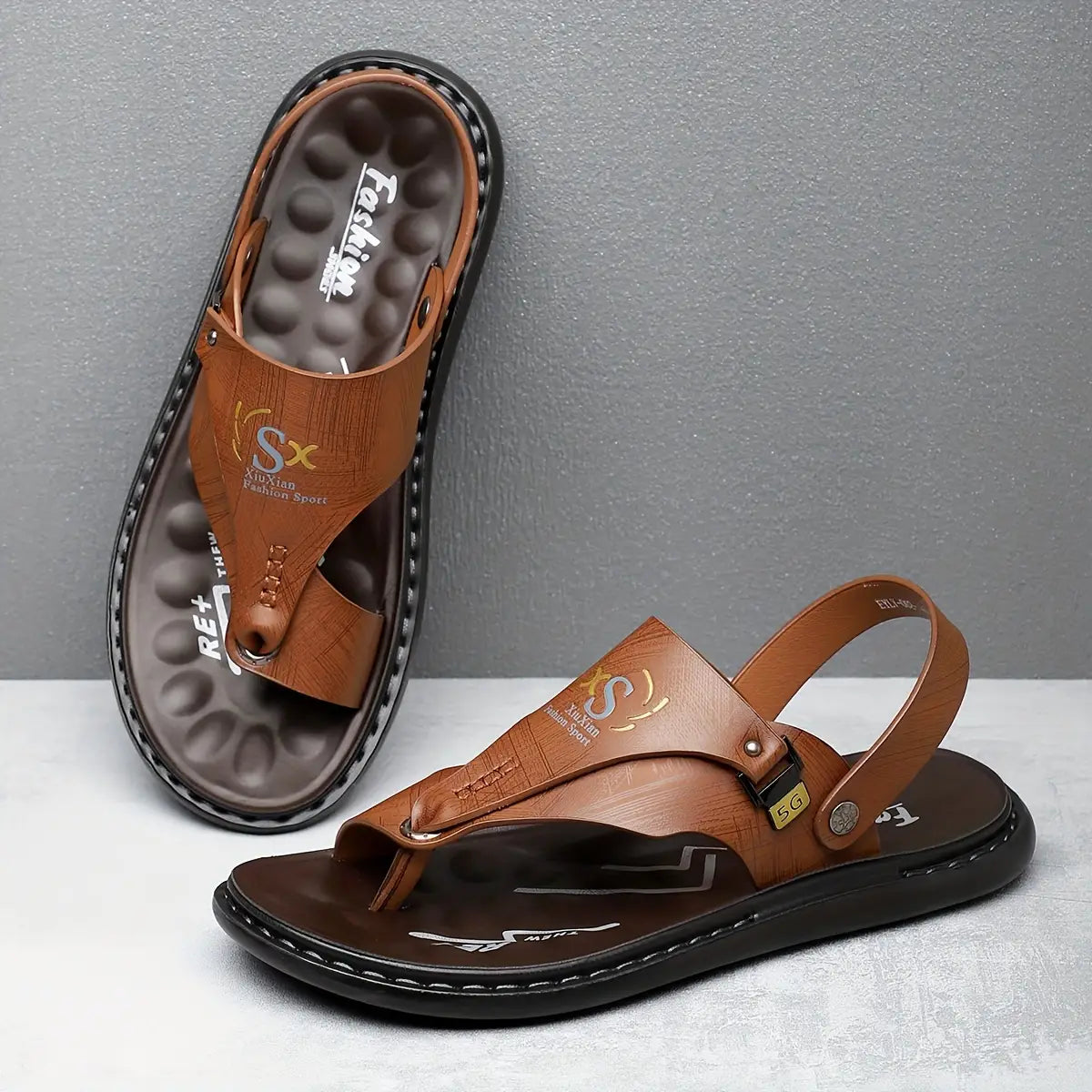 Air Walkers™- Daily Wear Cushioned Sandals (Brown) | FLAT 45% Off 🔥