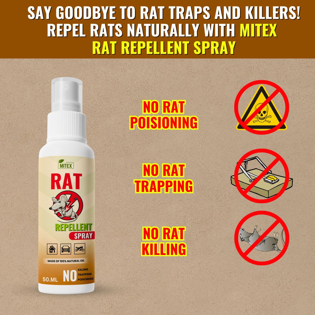 Rat Repellent Spray – Safe, Effective, and Eco-friendly. (BUY 1 GET 2 FREE)