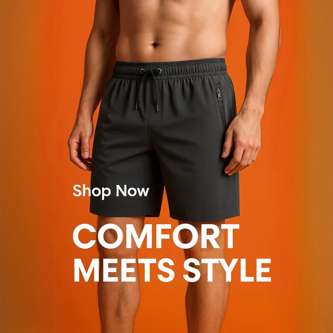 Men's Stretch Shorts (Pack of 3) | Soft & Breathable Summer Wear