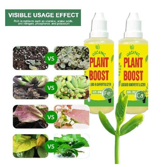 BIOPLANT™ Plant Boost Liquid Biofertilizer for All Crops,Organic (BUY 1 GET 3 FREE) (PACK OF 4)