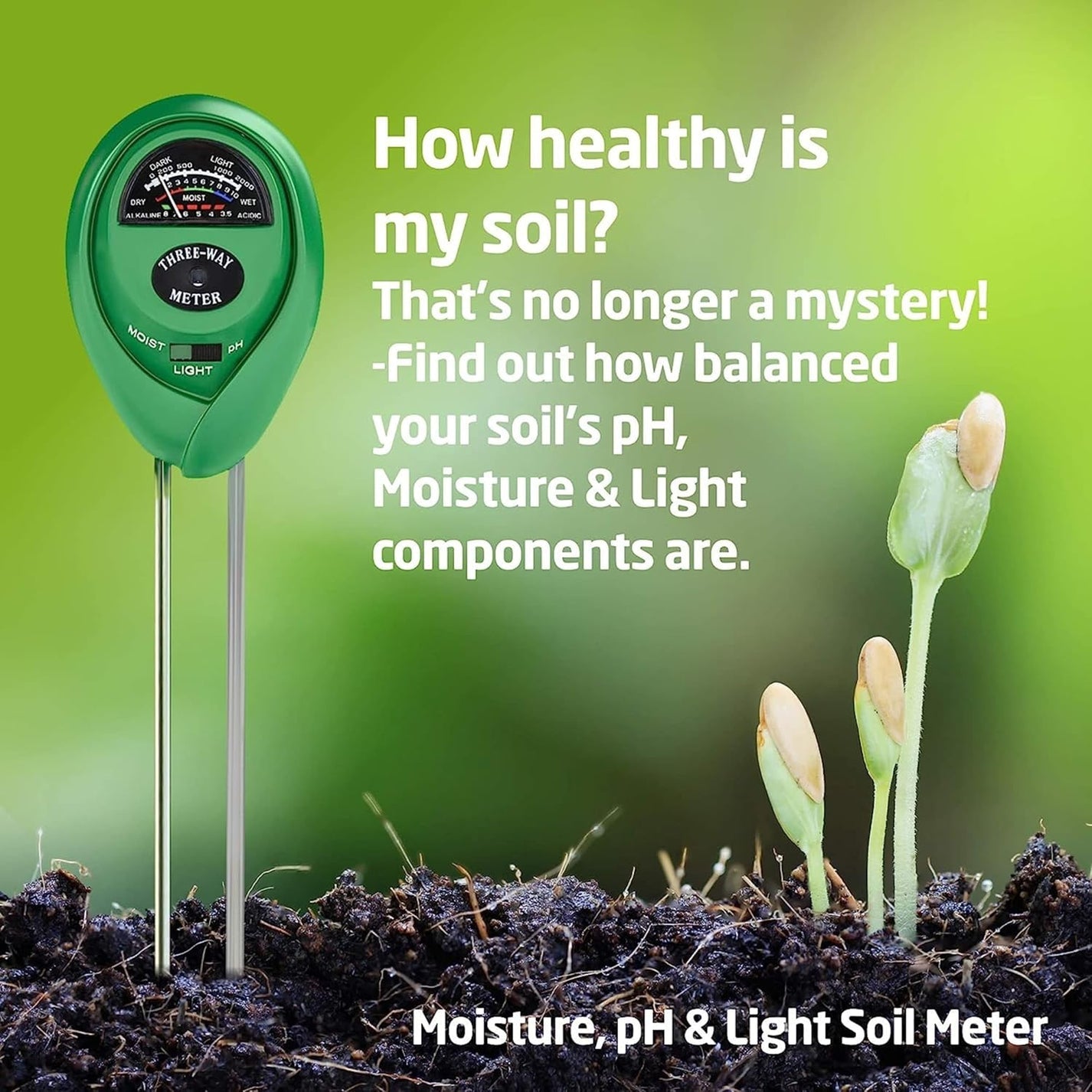 4-in-1 Soil Test Meter