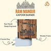 Ram Mandir Wooden Engraved Electric Aroma Burner & Night Lamp