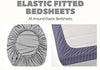 ELASTIC FITTED DOUBLE BED BEDSHEET WITH 2 PILLOW COVERS (BUY 1 GET 1 FREE)