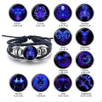 Zodiac Signs Astrology Bracelet