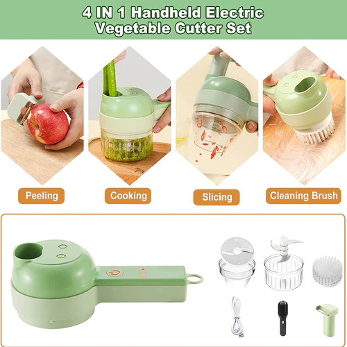 Space Life™ - 4 IN 1 Electric Vegetable Chopper